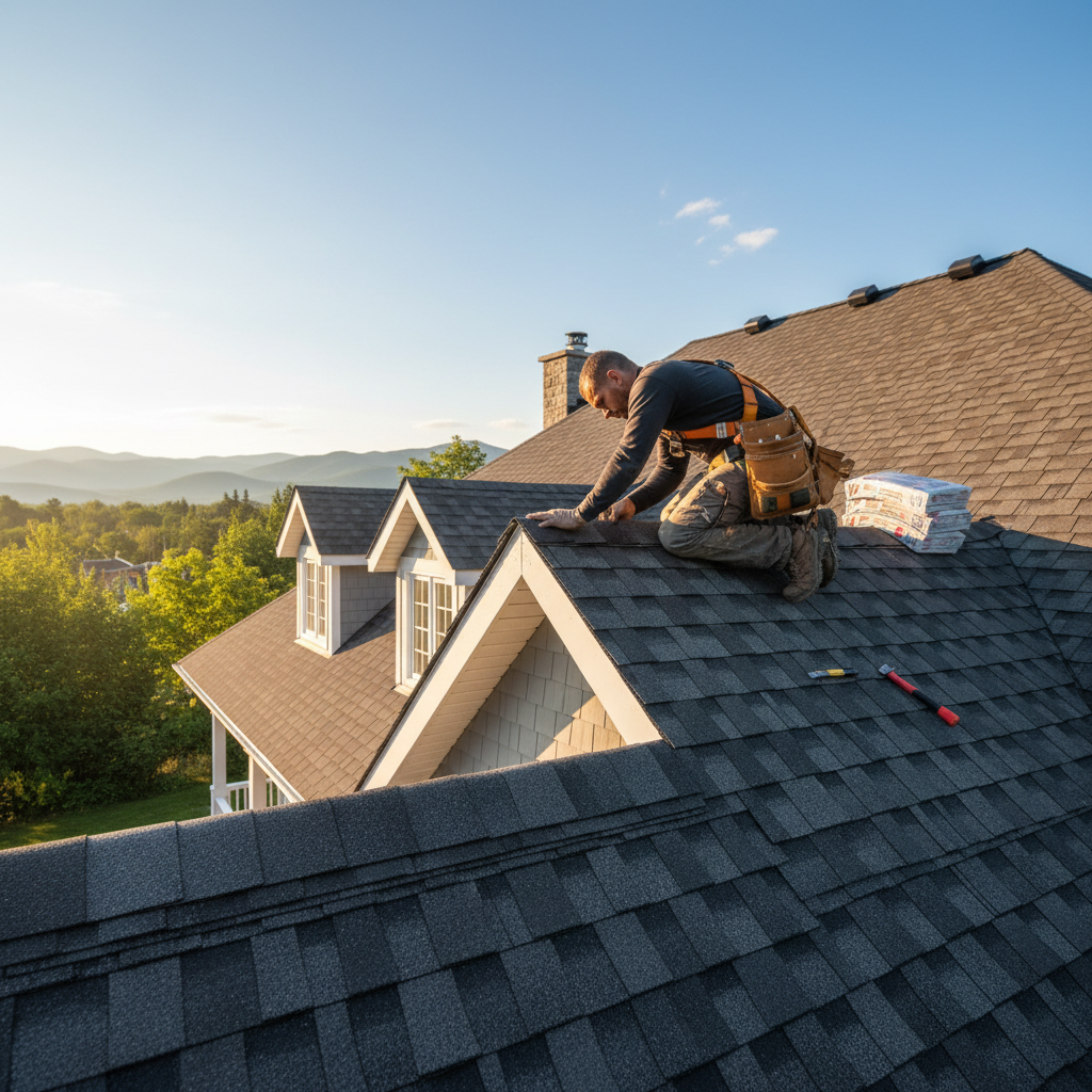 Toiture Lac-Édouard — installation professionnelle