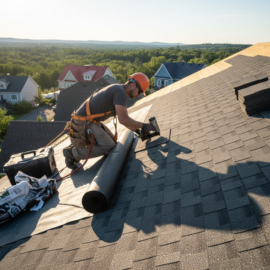 Toiture Saint-Adrien-d'Irlande — installation professionnelle
