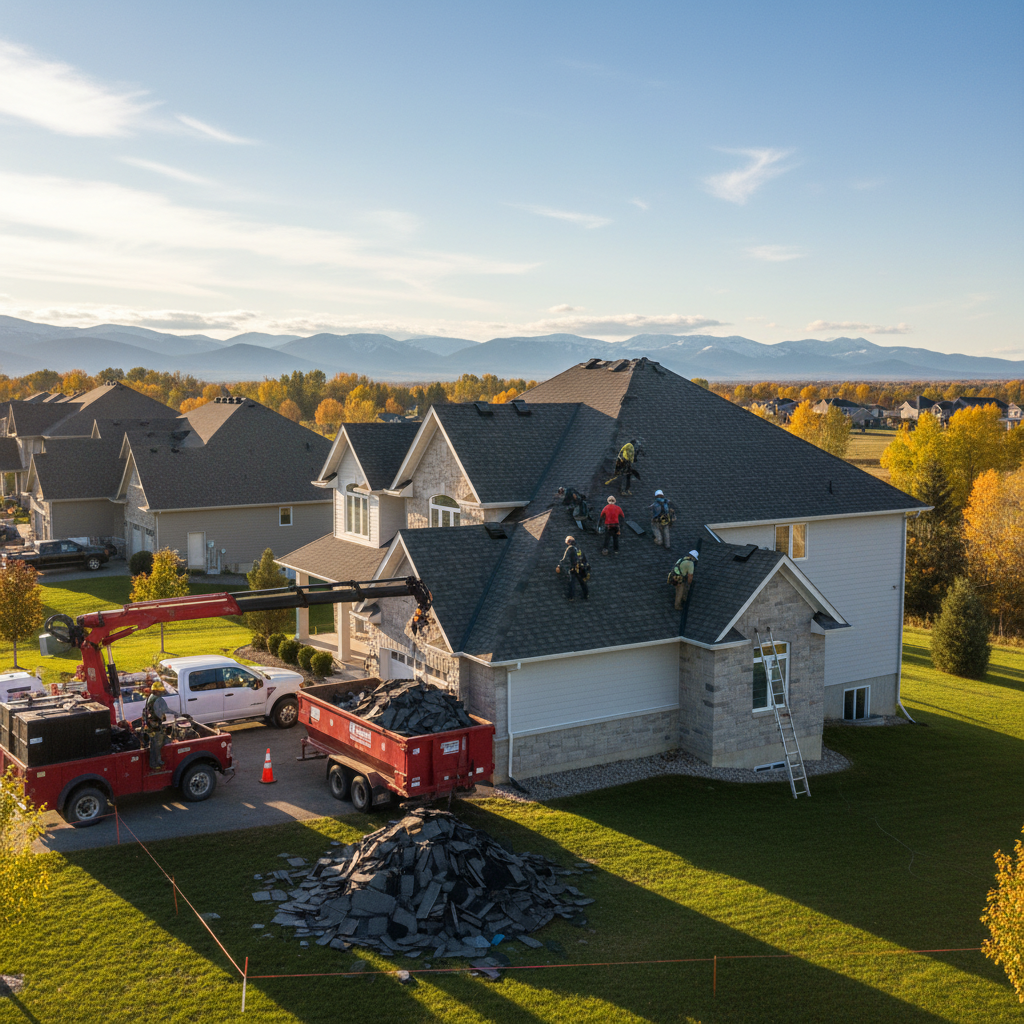 Toiture Akwesasne — installation professionnelle