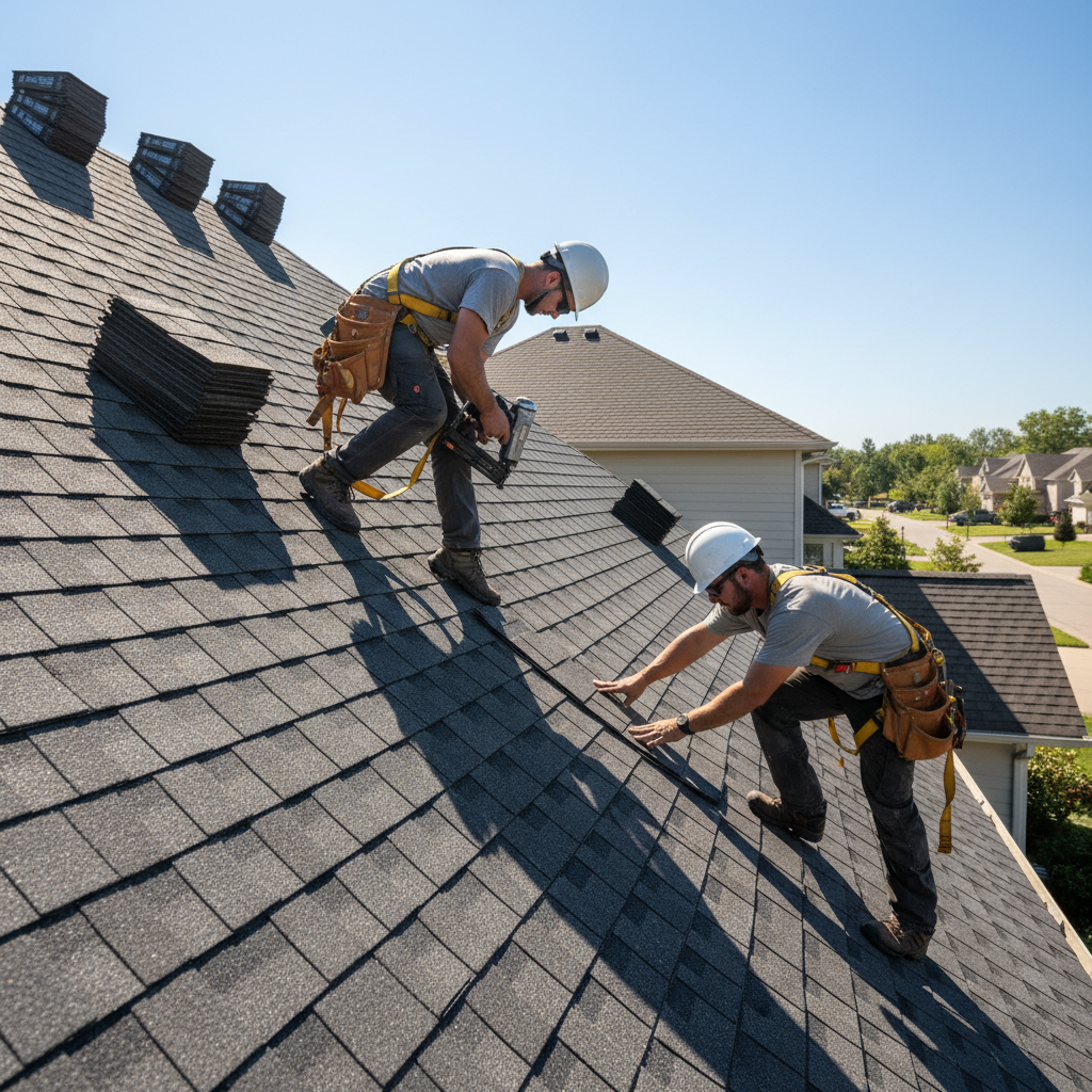 Toiture Ange-Gardien — installation professionnelle
