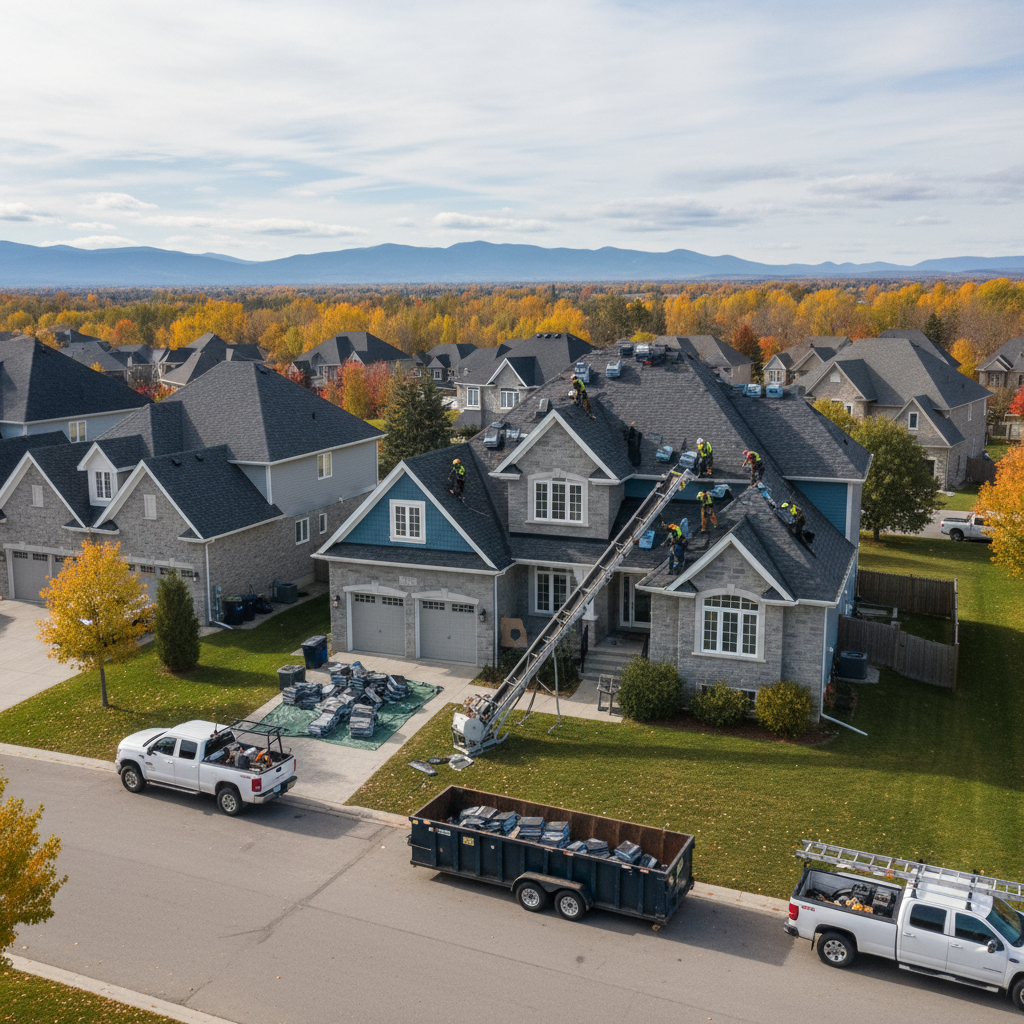 Toiture Contrecoeur — installation professionnelle