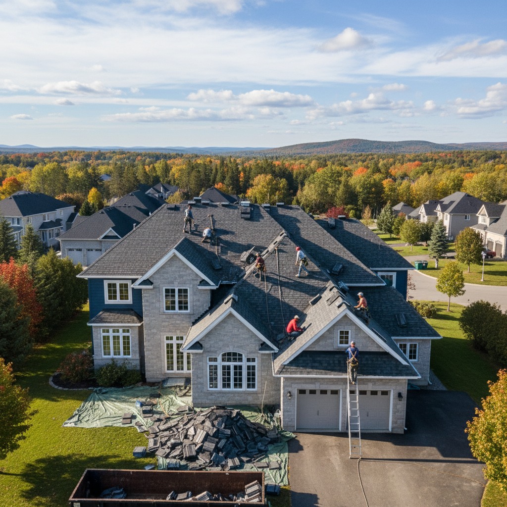 Toiture Sainte-Agathe-de-Lotbinière — installation professionnelle