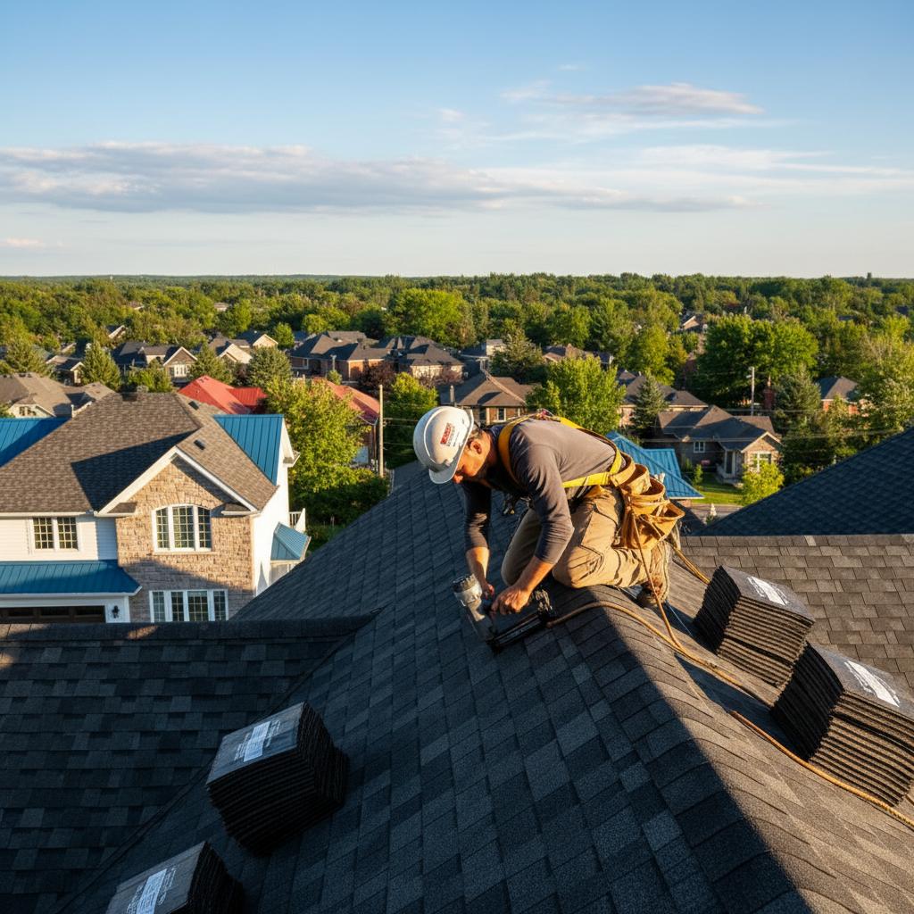 Toiture Montréal-Est — installation professionnelle